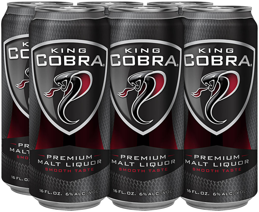 King Cobra Malt Liquor 4x 6 Pack (16 oz Cans)