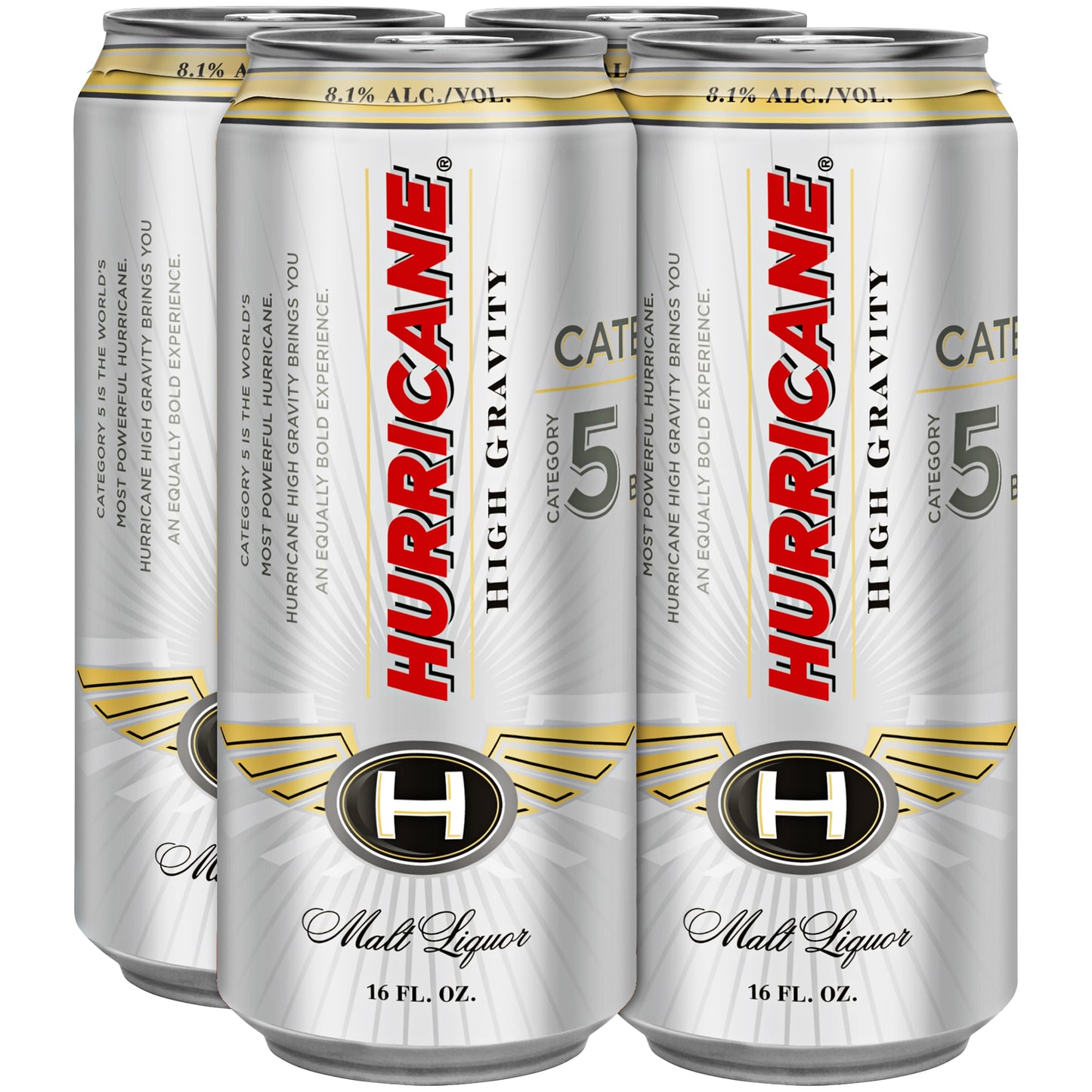 Hurricane High Gravity Malt Liquor 6x 4 Pack (16 oz Cans)