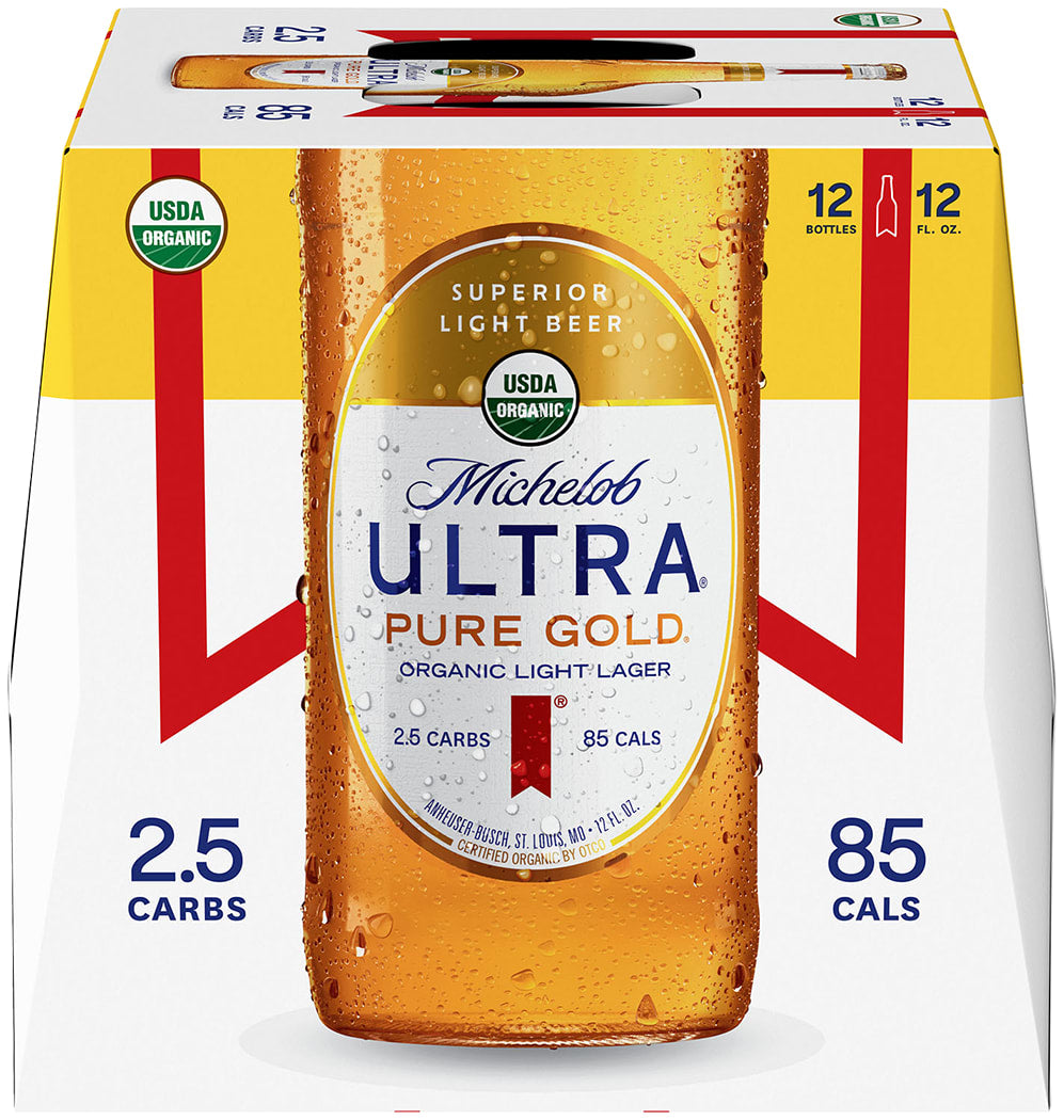 Michelob Ultra Pure Gold 2x 12 Pack (12 oz Bottles)
