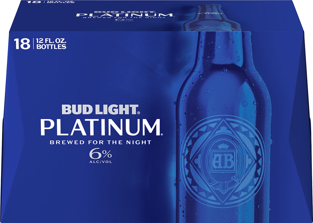 Bud Light Platinum 18 Pack (12 oz Bottles)