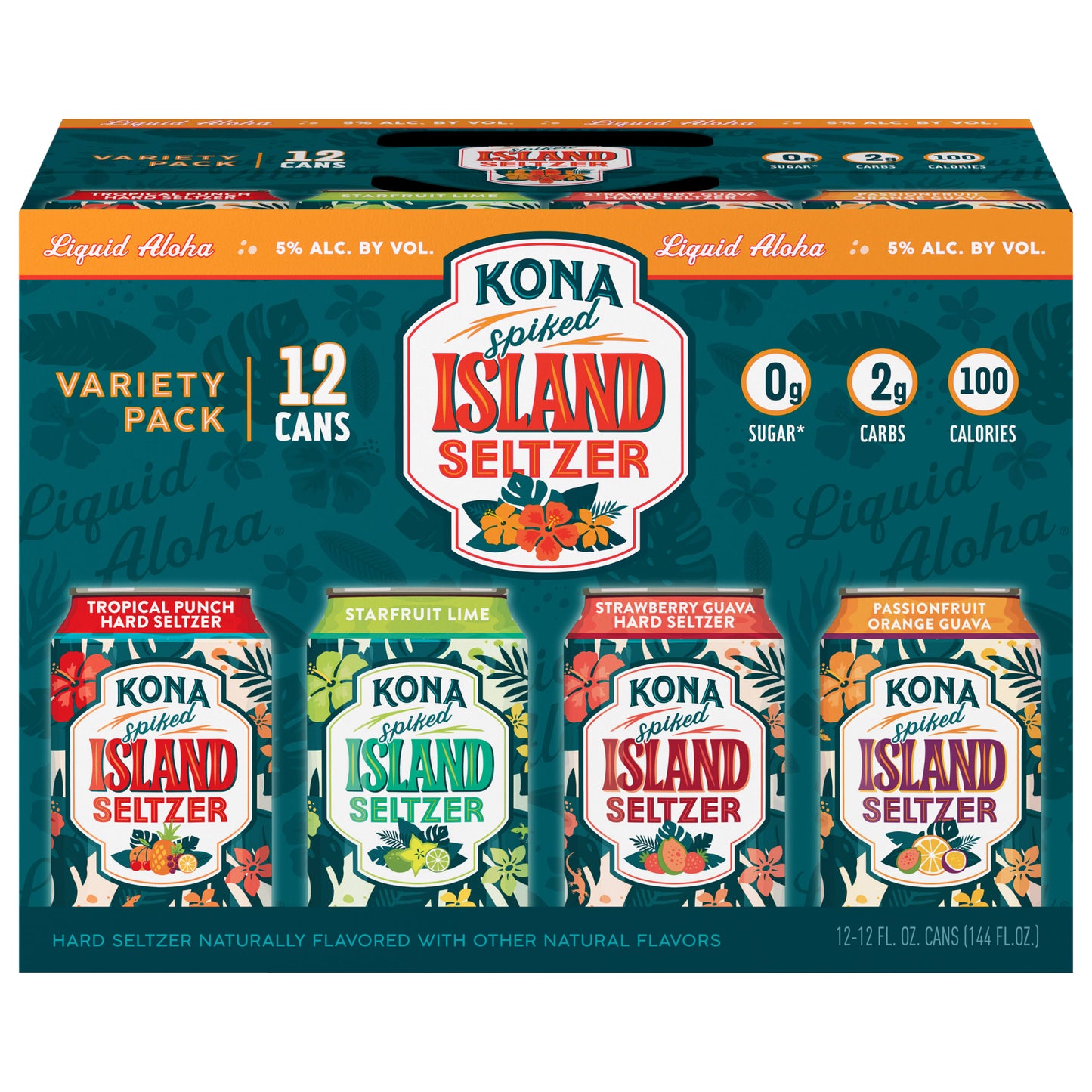 Kona Seltzer Variety Pack 2x 12 Pack (12 oz Cans)
