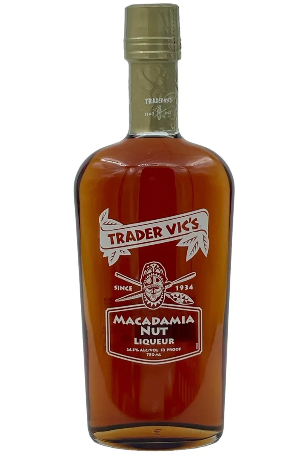 TRADER VIC'S MACADAMIA NUT LIQUEUR 53 750ML