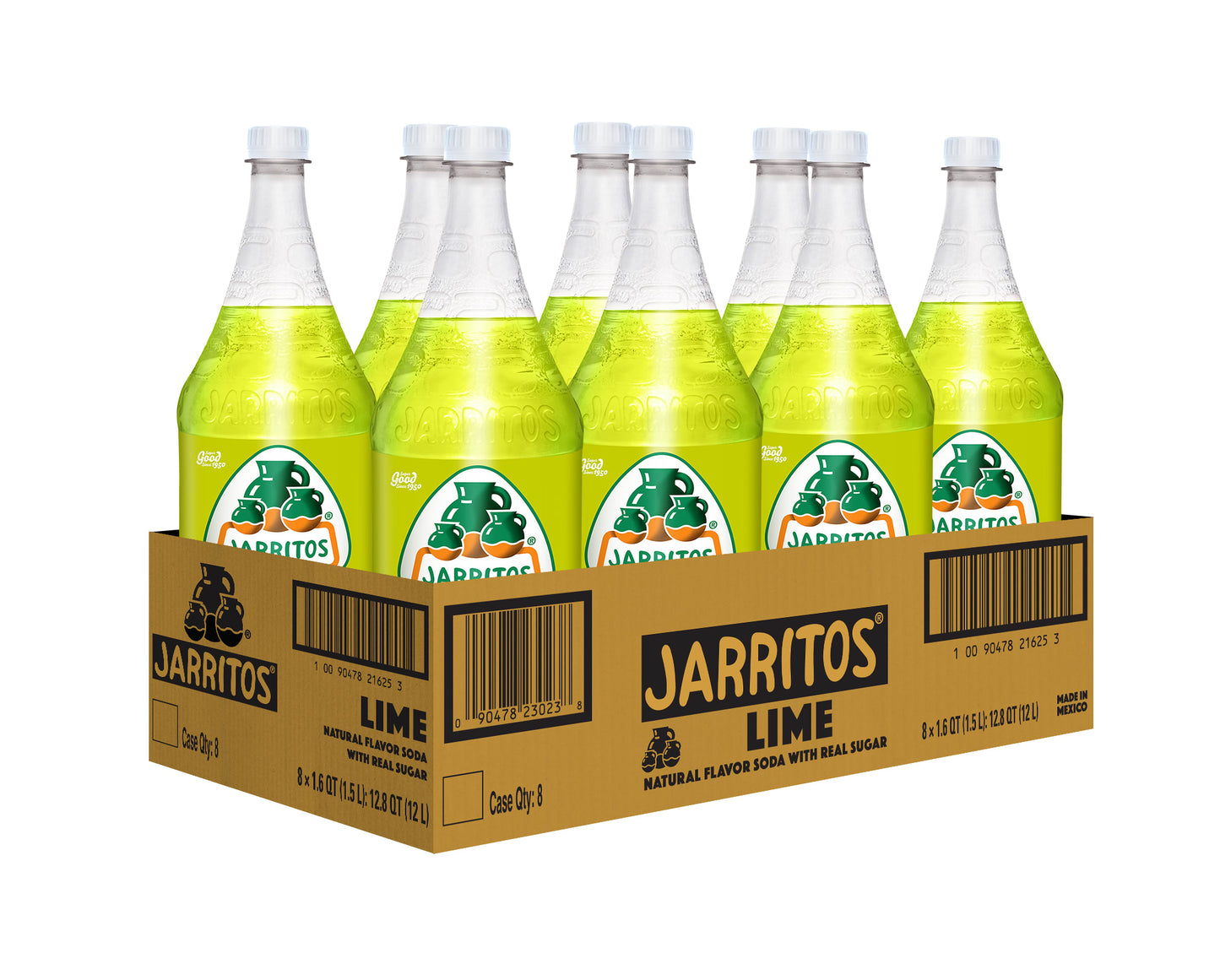 Jarritos Lime 8 Pack (1.5 L Bottles)