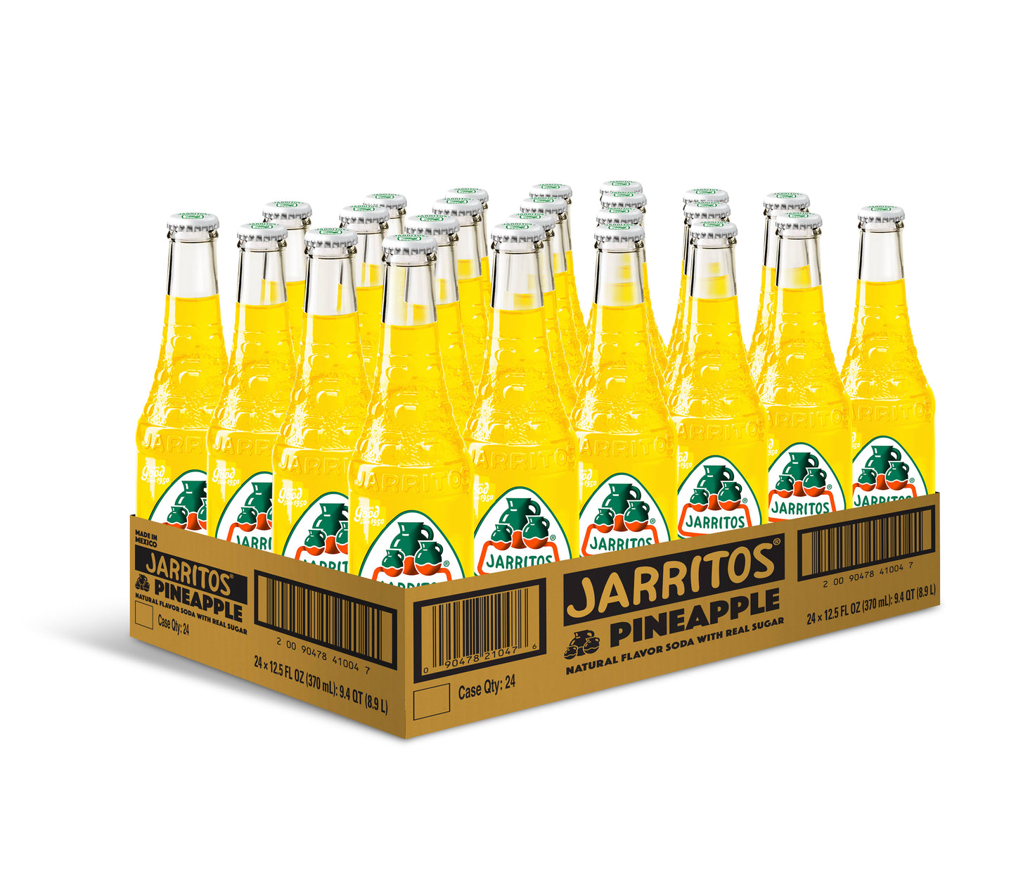 Jarritos Pineapple 24 Pack (12.5 oz Bottles)