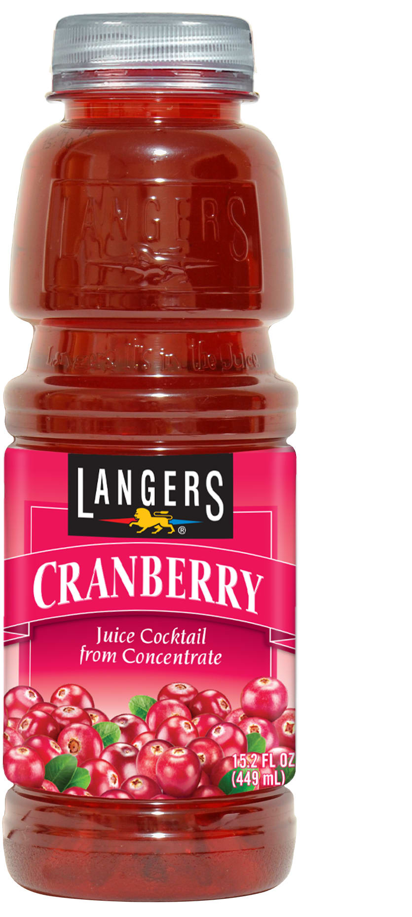 Langers Cranberry Juice Cocktail 12 Pack (15.2 oz Bottles)