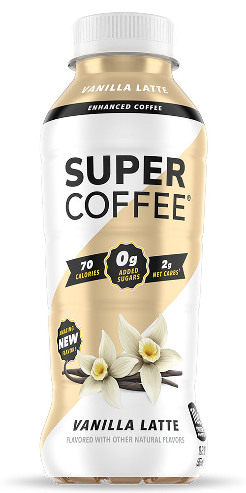 Super Coffee Vanilla 12 Pack (12 oz Bottles)