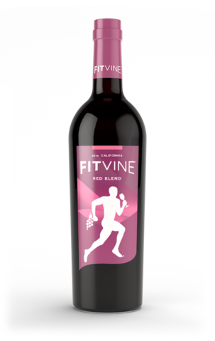 FitVine Red Blend 750ML, Zero Sugar Lower Sulfite California Red Blend