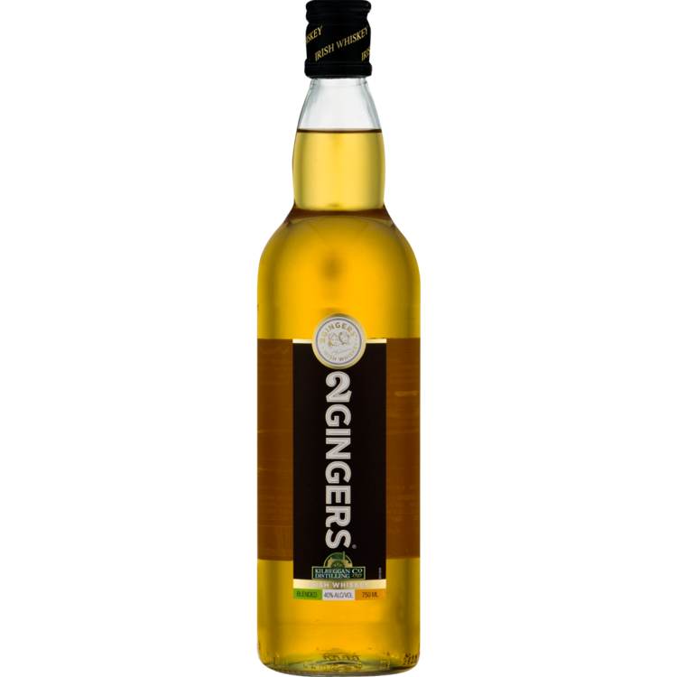 2 GINGERS BLENDED IRISH WHISKEY 80 750ML