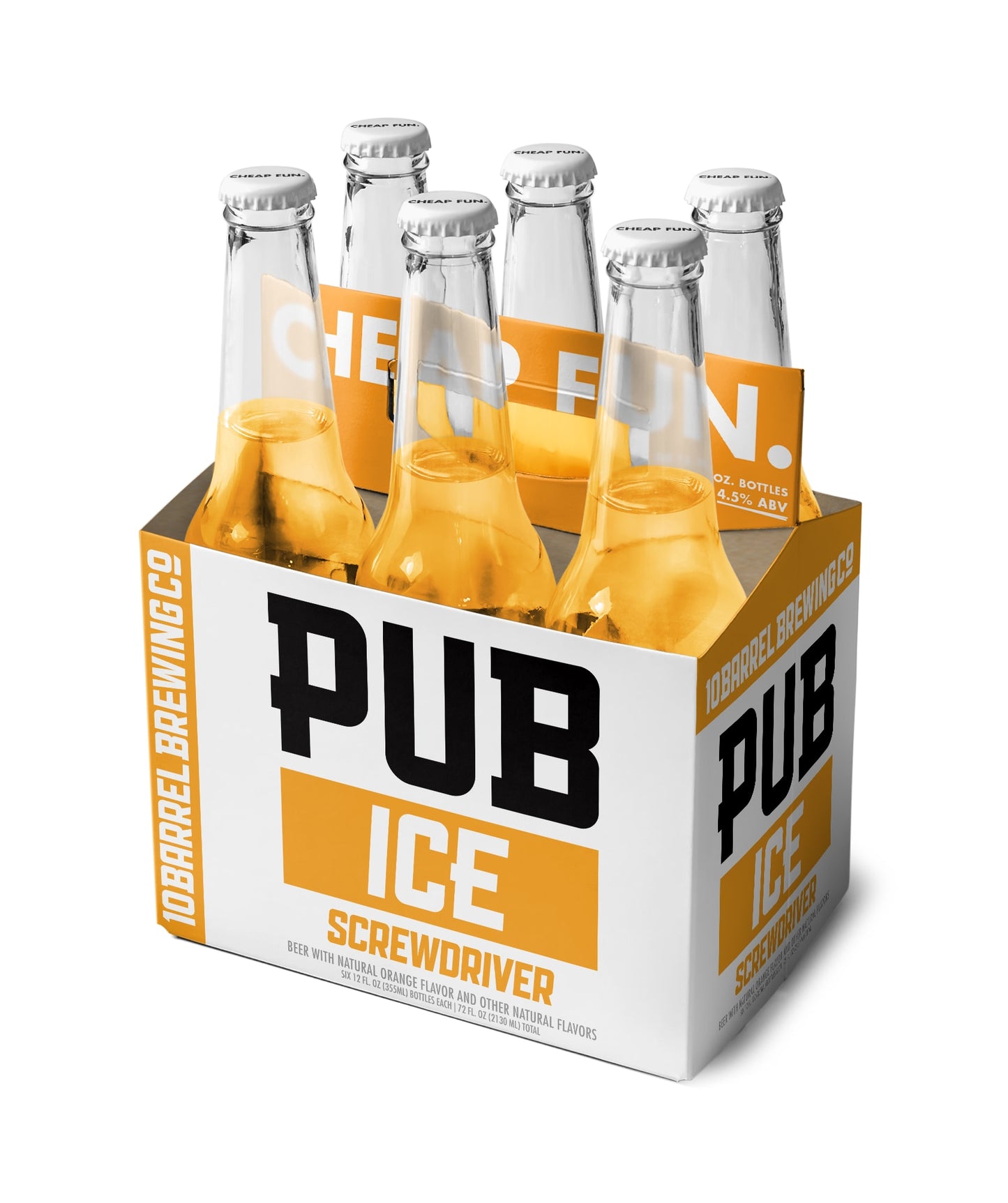 10 Barrel Brewing Co. Pub Ice Screwdriver 4x 6 Pack (12 oz Bottles)