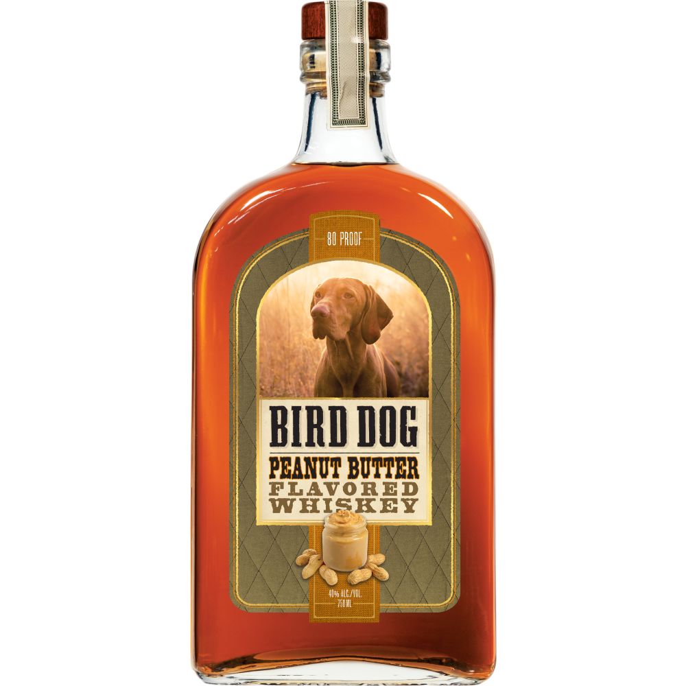 Bird Dog Peanut Butter Flavored Whiskey 750ML, Best American Flavored Whiskey Gold Medal