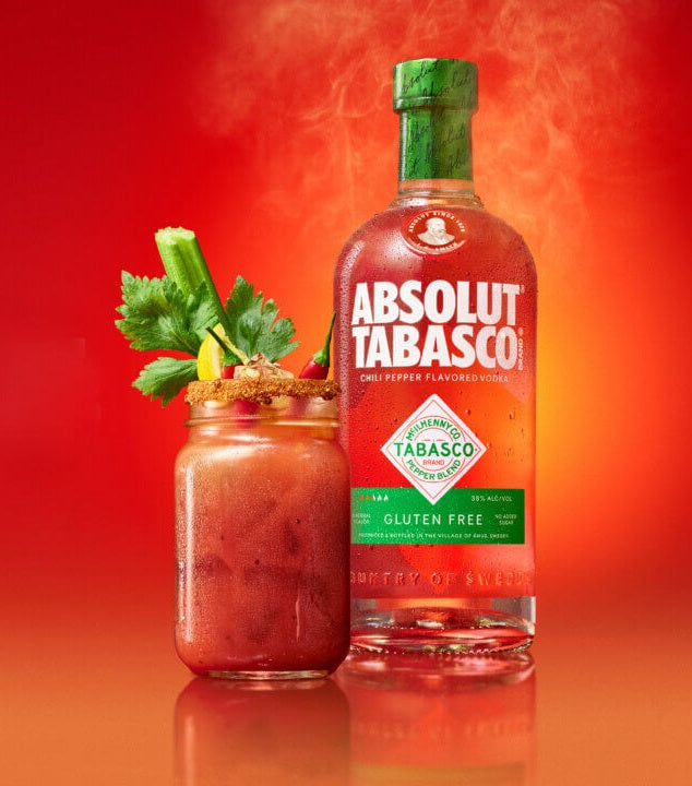 Absolut Chili Pepper Flavored Vodka Tabasco