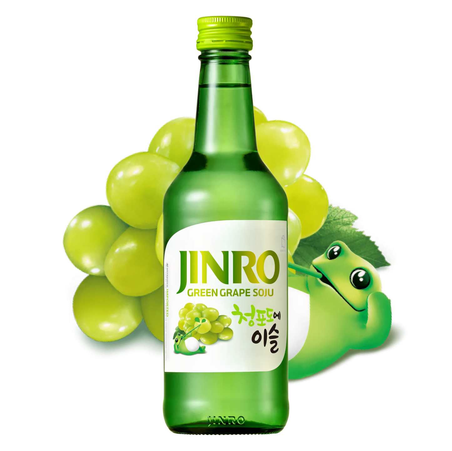 Jinro Green Grape Soju 375ML bottle