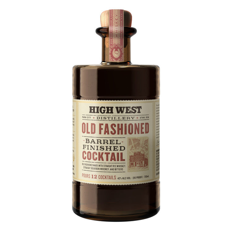 HIGH WEST OLD FASHIONED BARREL FINISHED COCKTAIL 86 750ML