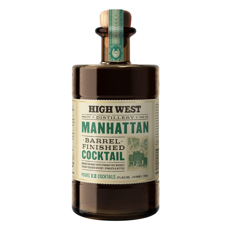 HIGH WEST MANHATTAN BARREL FINISHED COCKTAIL 74 750ML