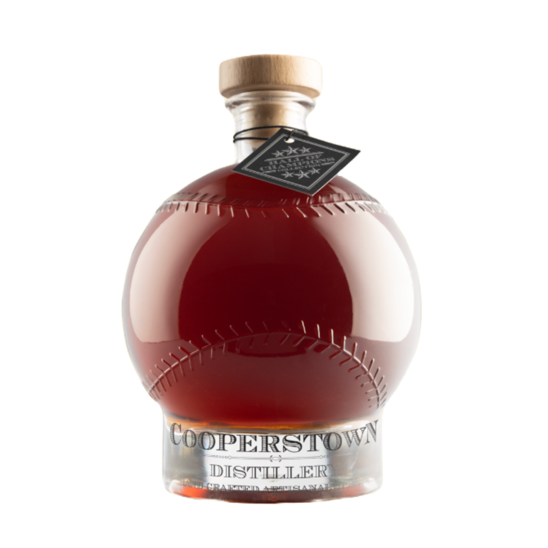 Cooperstown Doubleday Baseball Decanter Bourbon Whiskey 750ML