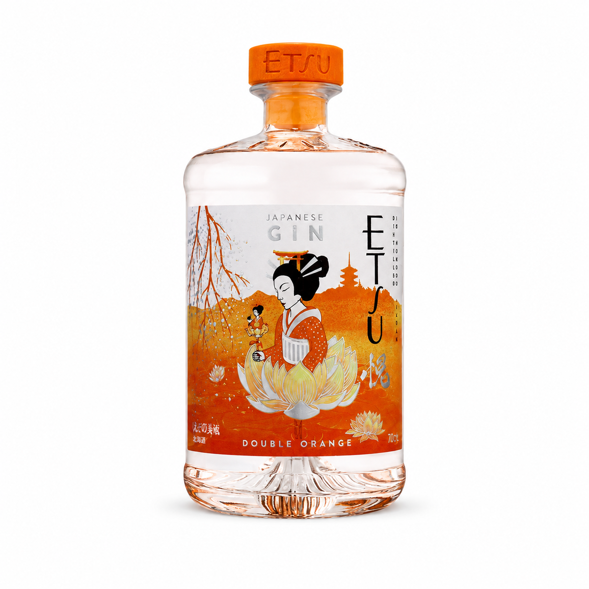 Etsu Double Orange Japanese Gin Gift Pack with Glass 700ML