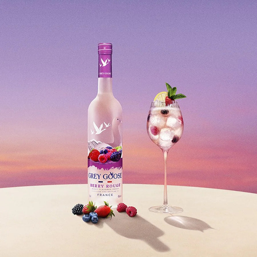 Grey Goose Berry Flavored Vodka Berry Rouge 80 750ML