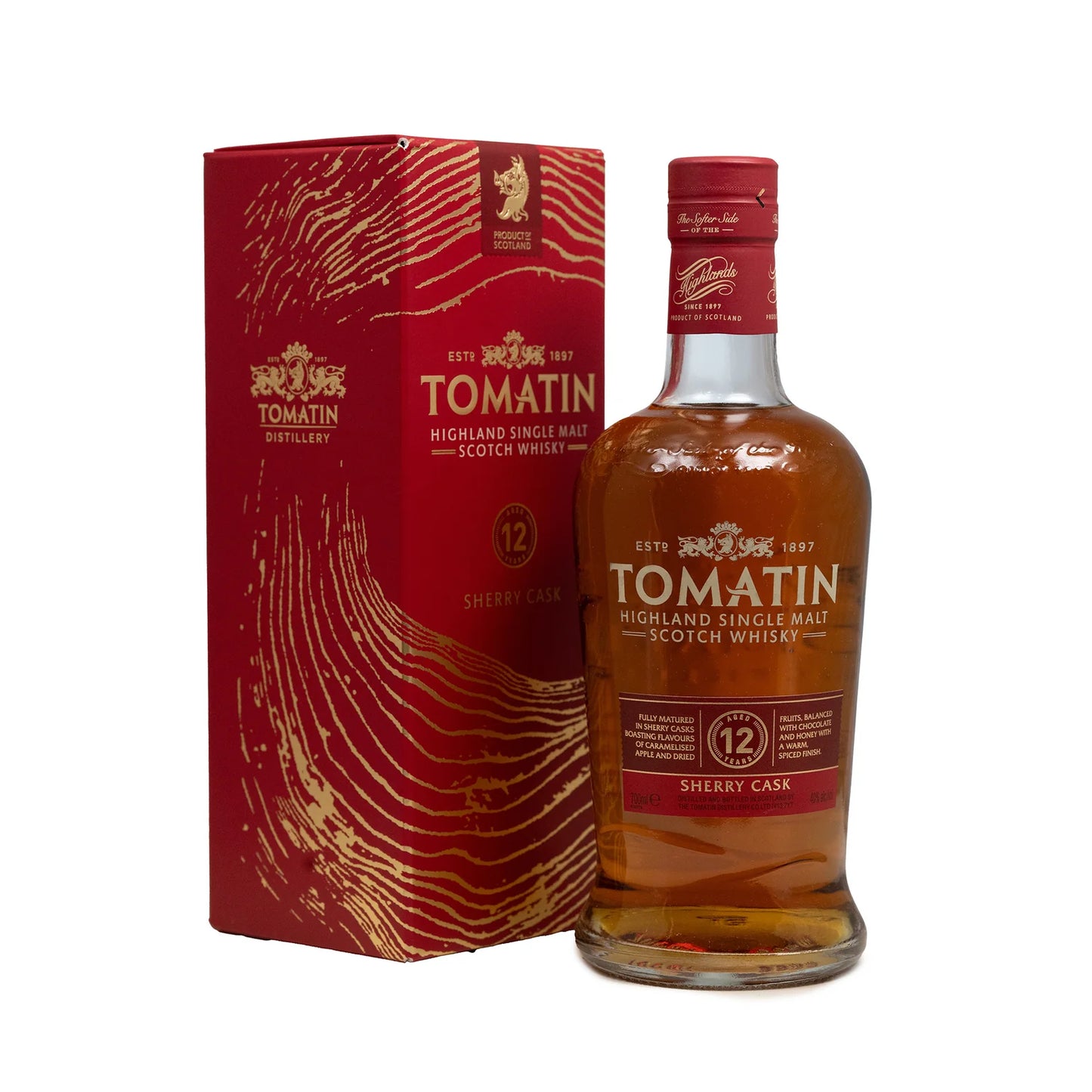 Tomatin 12 Year Old Sherry Cask Single Malt Scotch Whisky