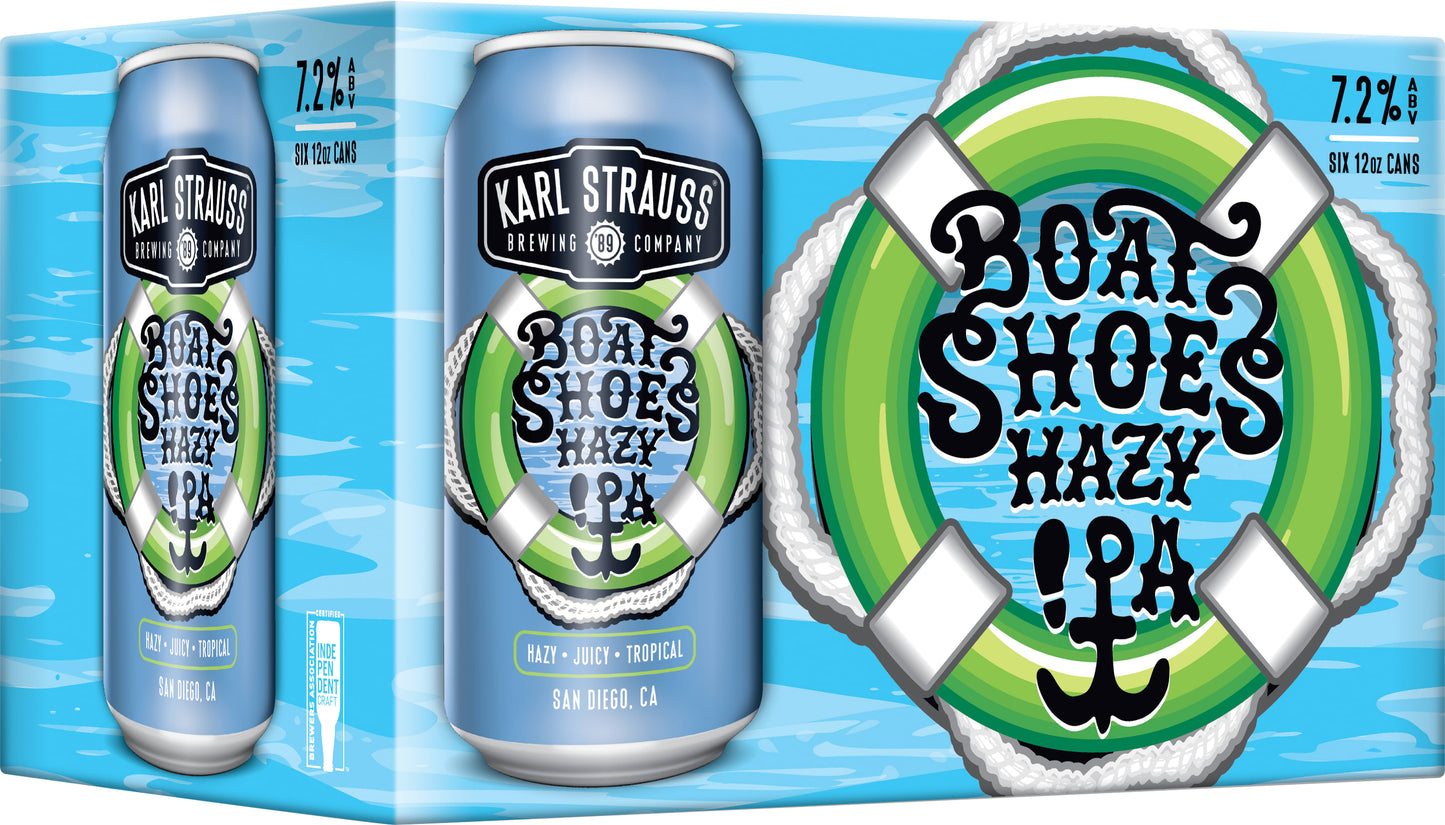 Karl Strauss Boat Shoes Hazy IPA 4x 6 Pack (12 oz Cans)