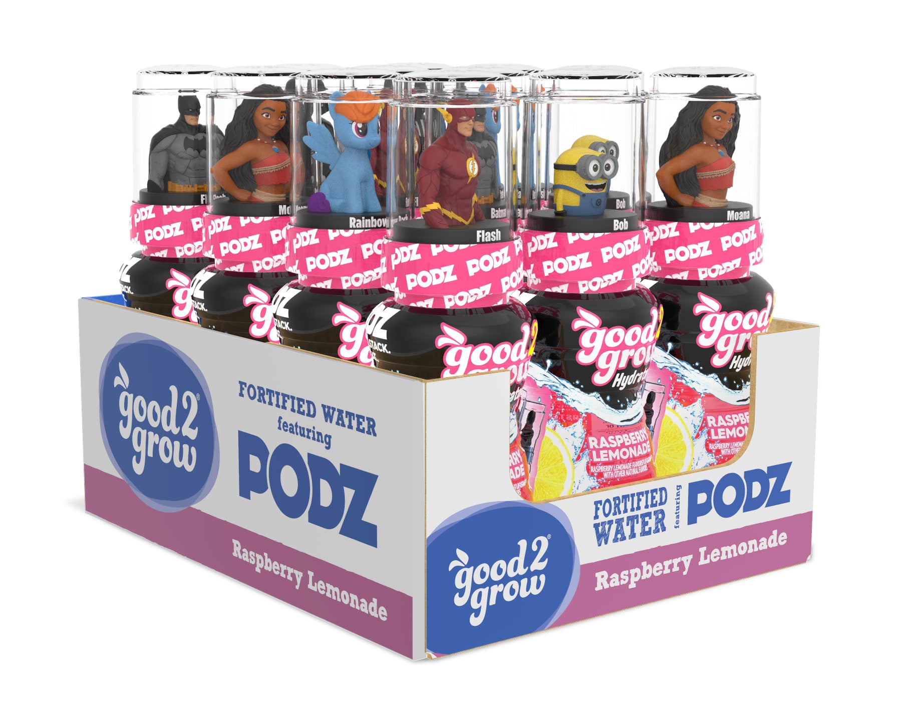 good2grow Podz Raspberry Lemonade 12 Pack (10 oz Bottles) – The