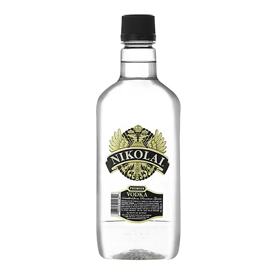Nikolai Vodka 80 Proof 750ML, Corn-Based Value Vodka Built for Mixing