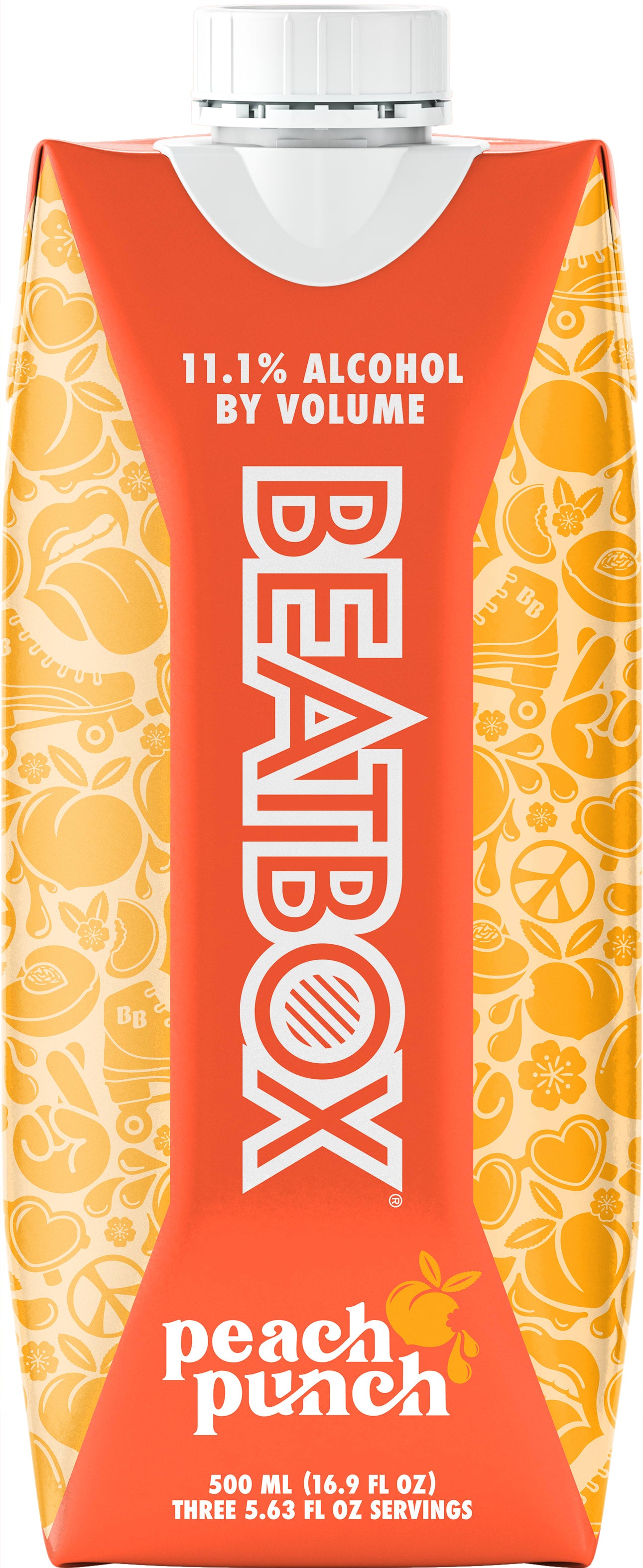 Beatbox Peach Punch 12 Pack (500 ml Cartons)