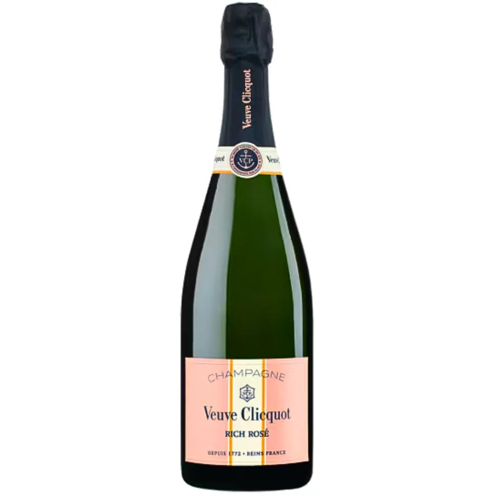VEUVE CLICQUOT CHAMPAGNE RICH ROSE 750ML