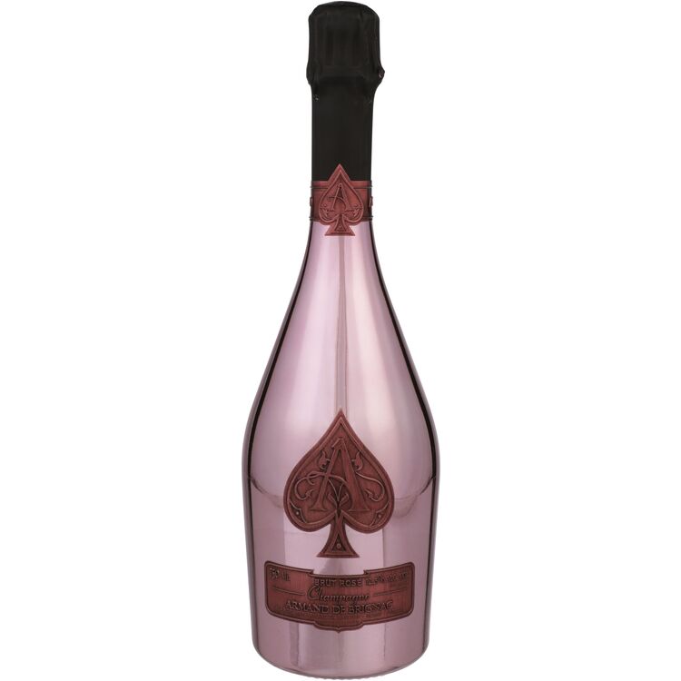 Armand De Brignac Champagne Brut Rose W/ Velvet Gift Bag 750ML