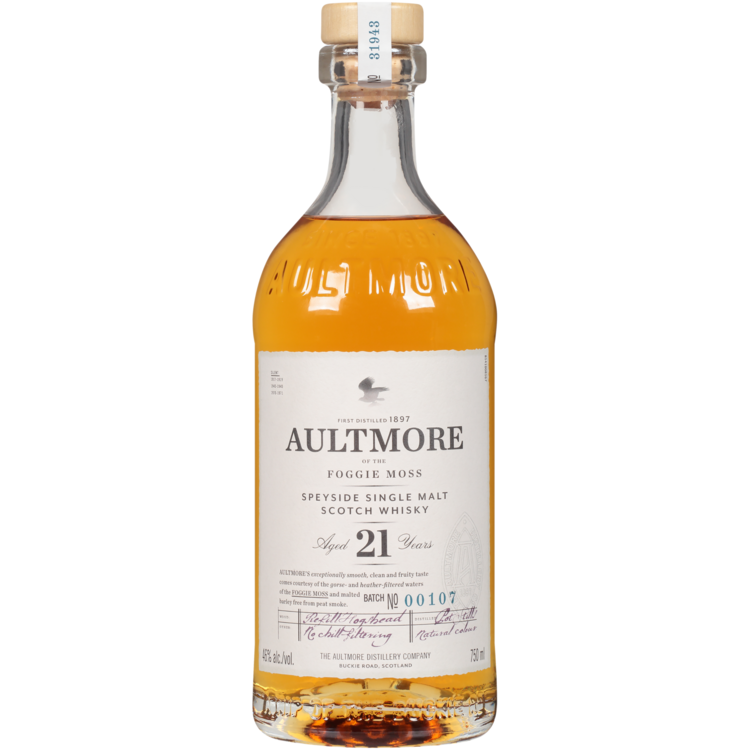 AULTMORE SINGLE MALT SCOTCH 21 YR 92 750ML