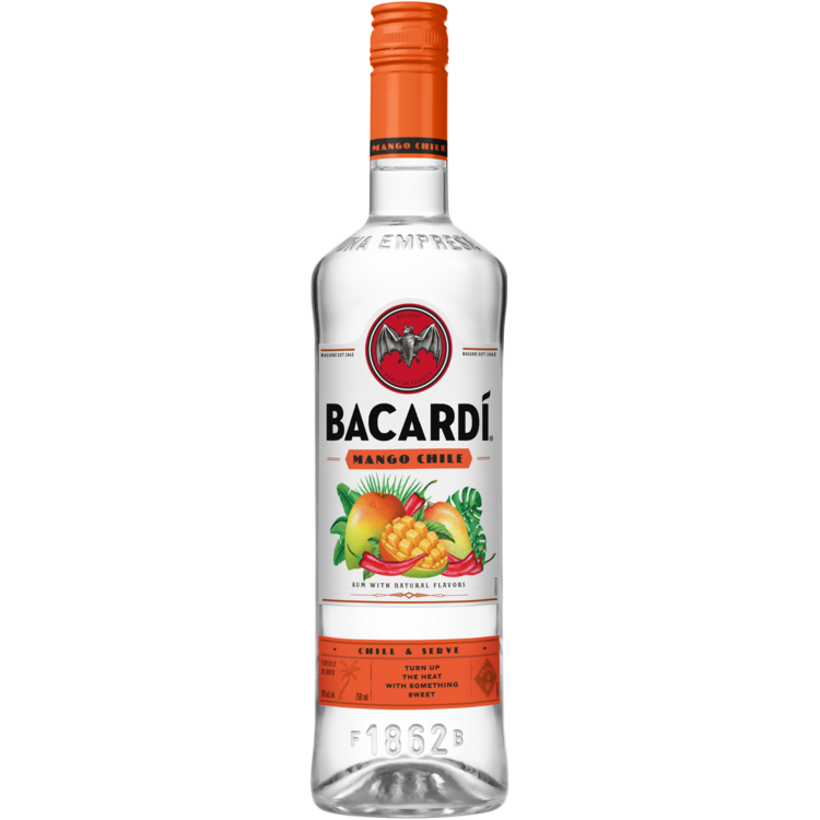 BACARDI MANGO CHILE FLAVORED RUM 70 750ML