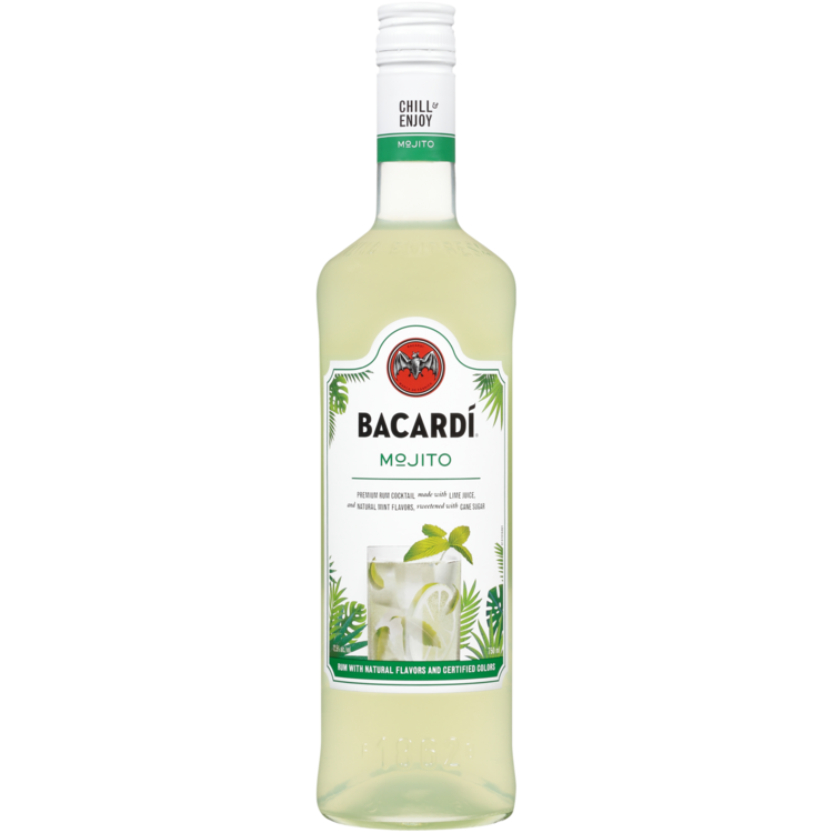 BACARDI MOJITO CLASSIC COCKTAILS 25 750ML