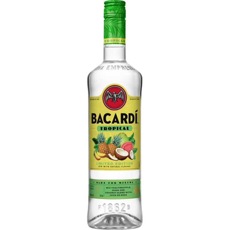 BACARDI TROPICAL FLAVORED RUM LIMITED EDITION 70 750ML