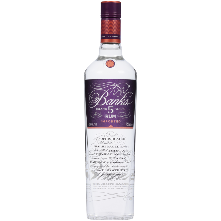 BANKS LIGHT RUM 5 ISLAND BLEND 86 750ML