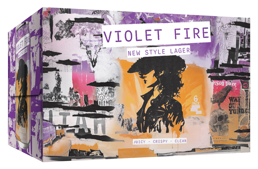 Uinta Violet Fire Lager Can 4/6PK 12Z