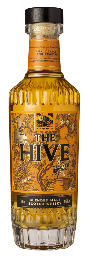 Wemyss Malts The Hive Blended Malt Scotch Whisky 750mL, Over Ten Single Malts With Honeyed Flavours