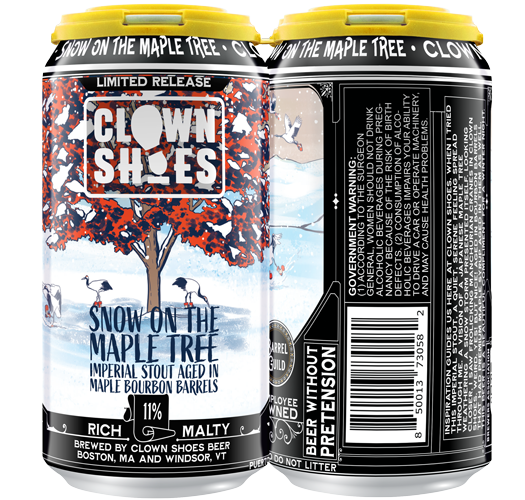 Clown Shoes Snow On Mpl Trees 6/4PK 12Z