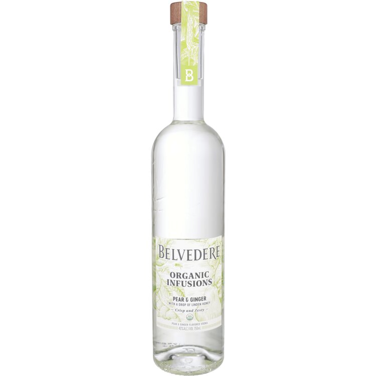 Belvedere Organic Infusions Pear & Ginger Flavored Vodka 80 750ML