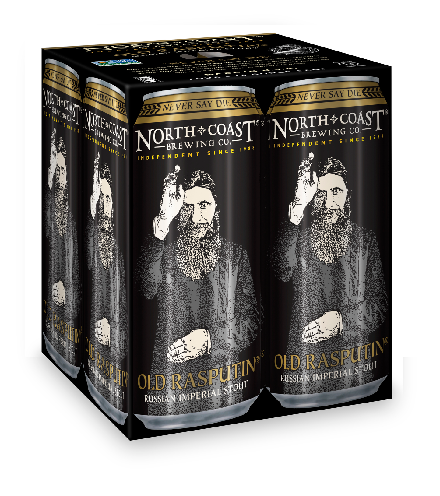 North Coast Old Rasputin Can 6/4PK 16Z