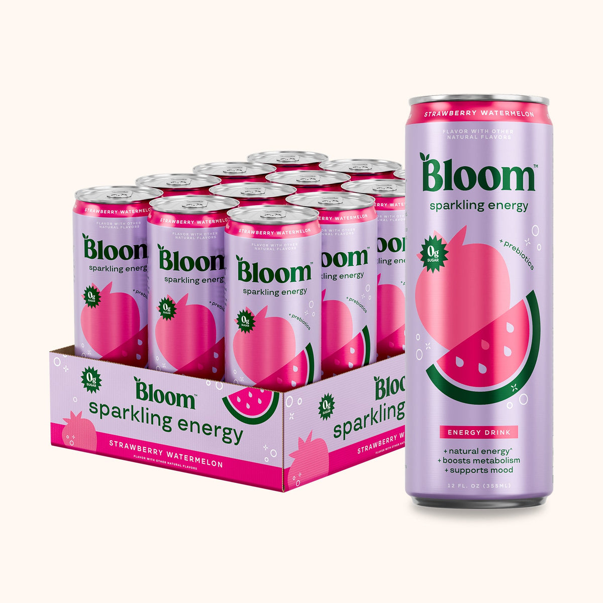 Bloom Sparkling Energy 12oz Can