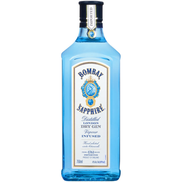 BOMBAY LONDON DRY GIN SAPPHIRE JEAN-MICHAEL BASQUIAT LIMITED EDITION 94 750ML