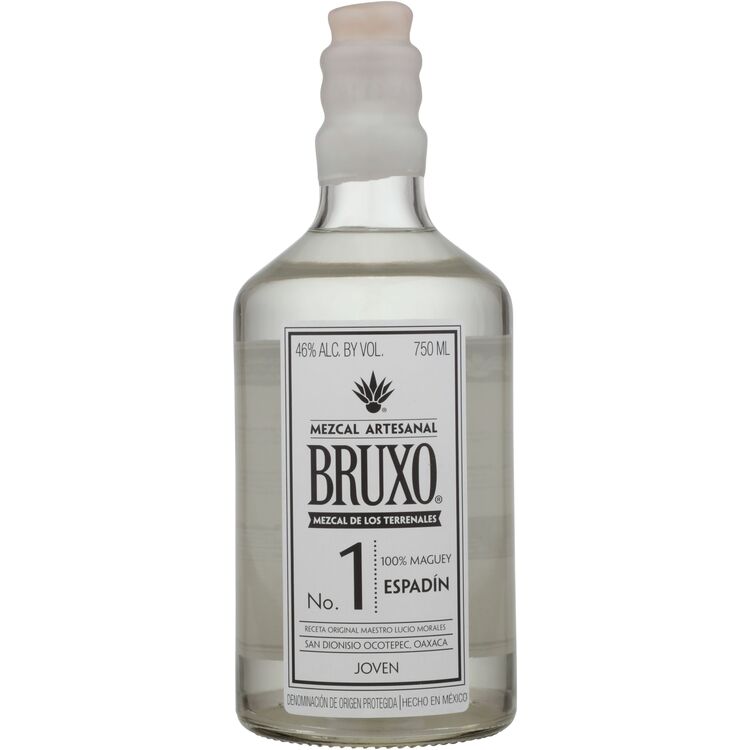 Bruxo Mezcal Artesanal Joven No. 1 Espadin 92 750ML