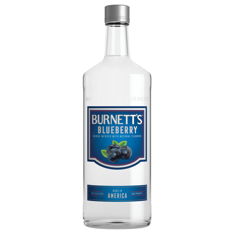BURNETT'S BLUEBERRY FLAVORED VODKA 60 750ML