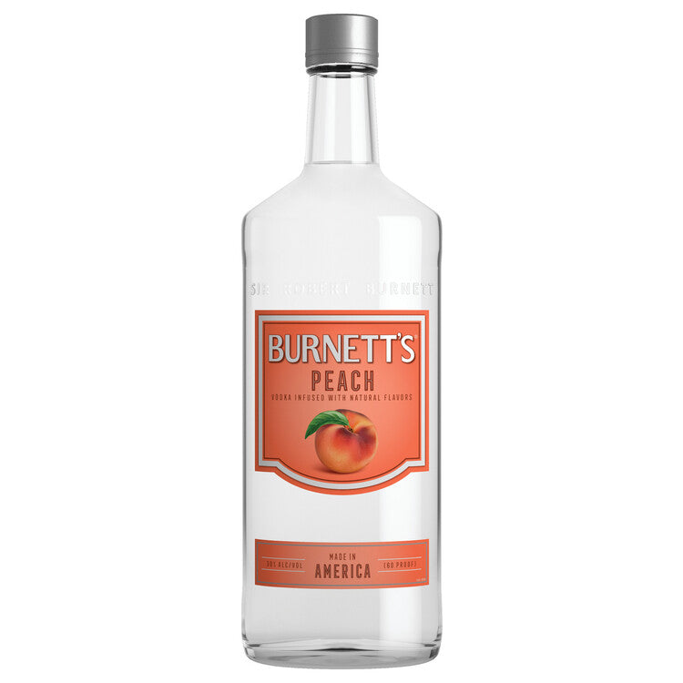 BURNETT'S PEACH FLAVORED VODKA 60 750ML