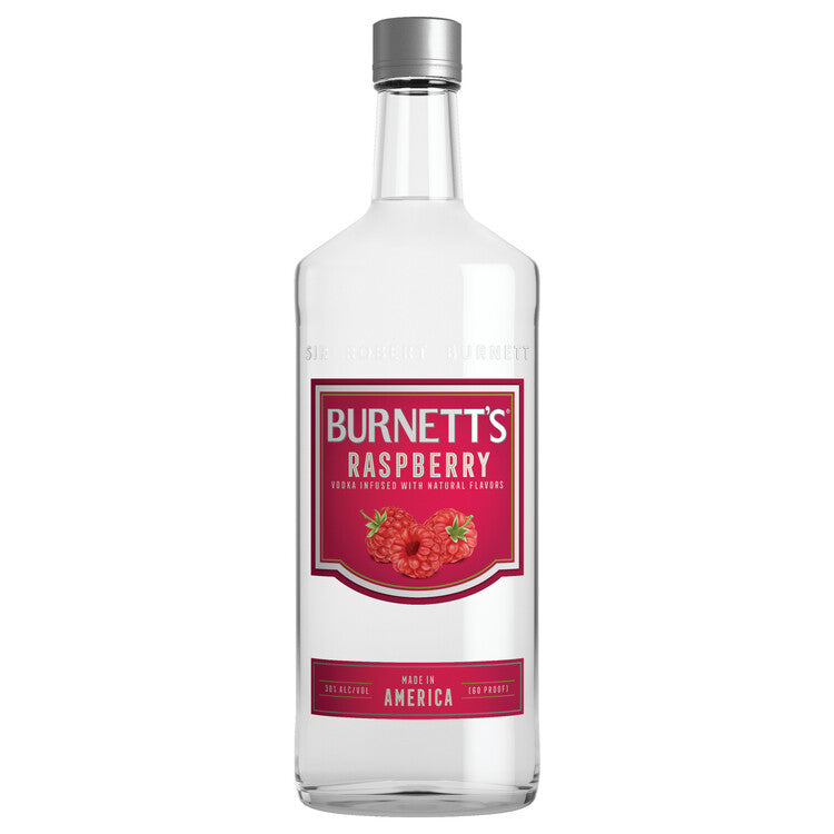 BURNETT'S RASPBERRY FLAVORED VODKA 60 750ML
