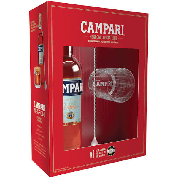 CAMPARI APERITIVO 22 W/ GLASS 750ML