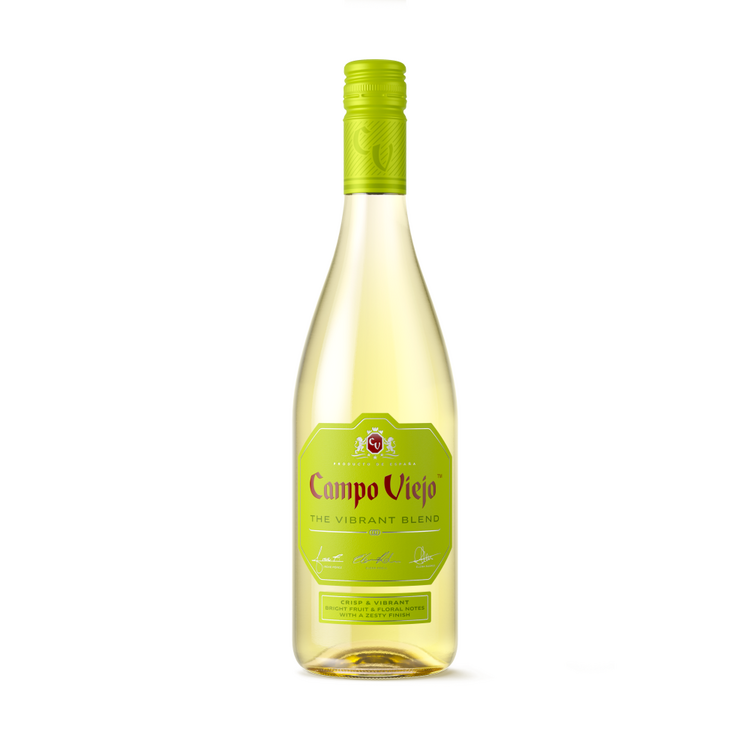 CAMPO VIEJO WHITE WINE THE VIBRANT BLEND SPAIN 750ML