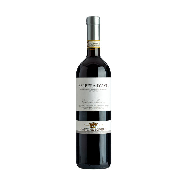CANTINE POVERO BARBERA D'ASTI CONTRADA MAESTRA 2020 750ML