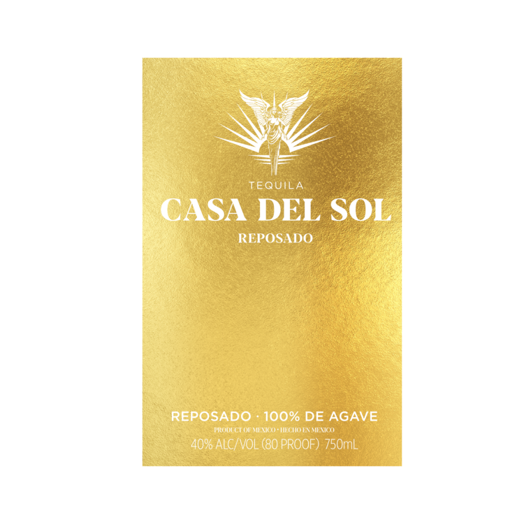 CASA DEL SOL TEQUILA REPOSADO 80 750ML