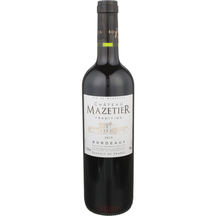 CHATEAU MAZETIER COTES DE BORDEAUX 2019 750ML