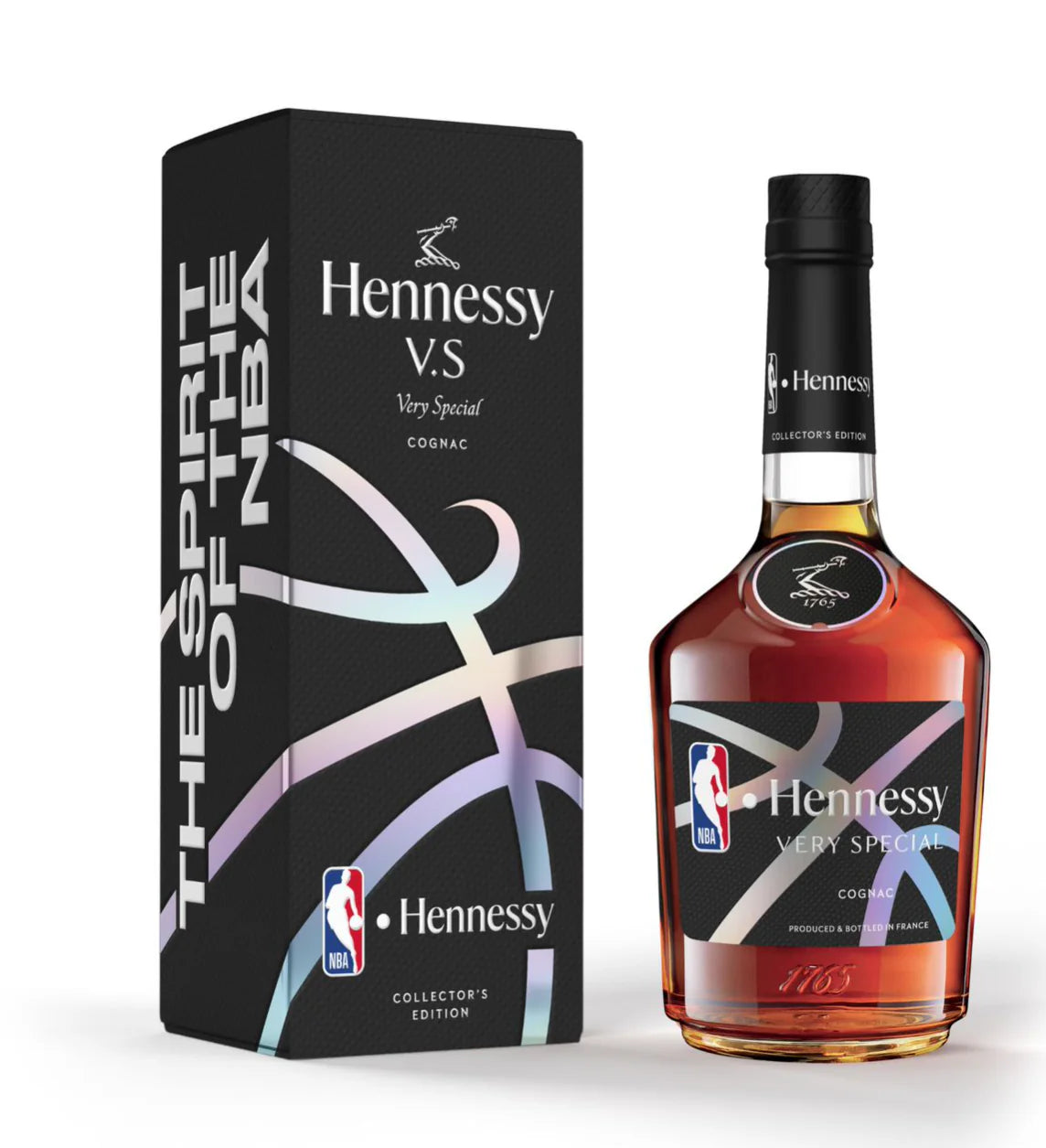 HENNESSY COGNAC VSOP PRIVILEGE THE SPIRIT OF THE NBA COLLECTOR EDITION 2022 80 W/ NBA GIFT BOX 750ML